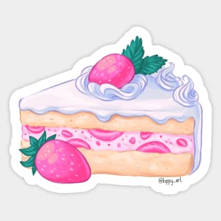 Strawberry Cake Sticker